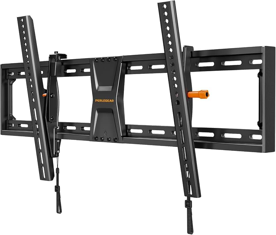 Perlegear Tilting TV Wall Mount for 50-90 TVs with Leveling Adjustment