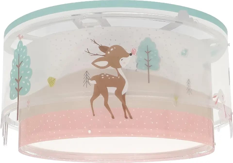 Dalber Kinder Deckenlampe Loving Deer Reh Rosa 61276M