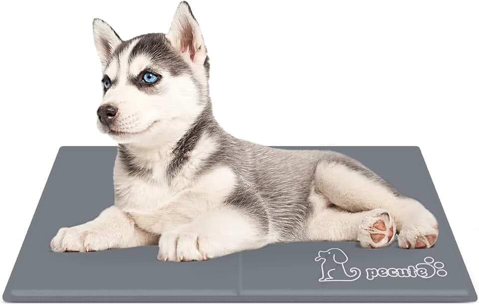 pecute Kühlmatte für Hunde | S 50 x 40 cm, Kühlmatte für Hunde | bleibt länger kalt, Frischematte für Hunde und Katzen | langlebiger – Kratzfest
