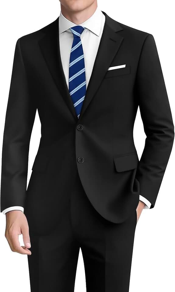 Men's 4 Way Stretch Suit | 3 Fit Type: Regular/Short/Tall