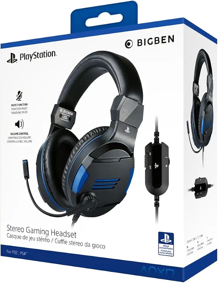 Nacon BigBen V3 Wired Gaming Headset Licensed for PlayStation