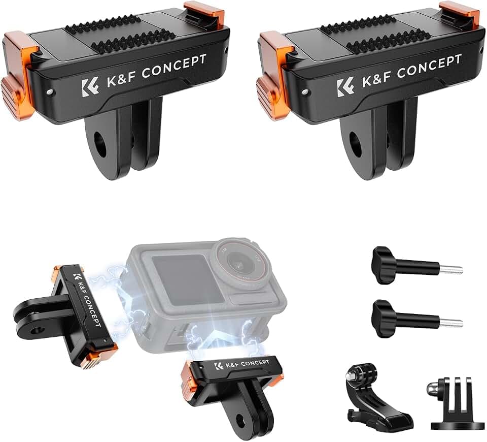 K&F CONCEPT Magnetic Quick Release Adapter Mount for DJI Osmo Action 5 Pro