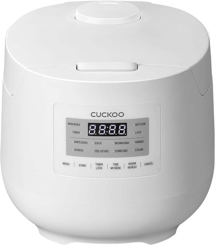 6-Cup / 1.5 Qt. (Uncooked) Micom Rice Cooker and Warmer, Steamer basket, 11 Operating Modes: White Rice, Brown Rice & More, Nonstick Inner Pot, Made in Korea, Small Rice Cooker, Multi Cooker, CR-0641F
