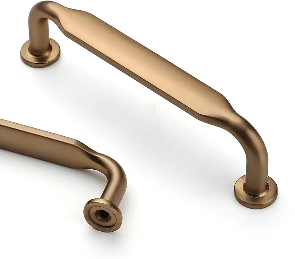 Asidrama 20 Pack 3.75 inch Champagne Bronze Kitchen Cabinet Handles