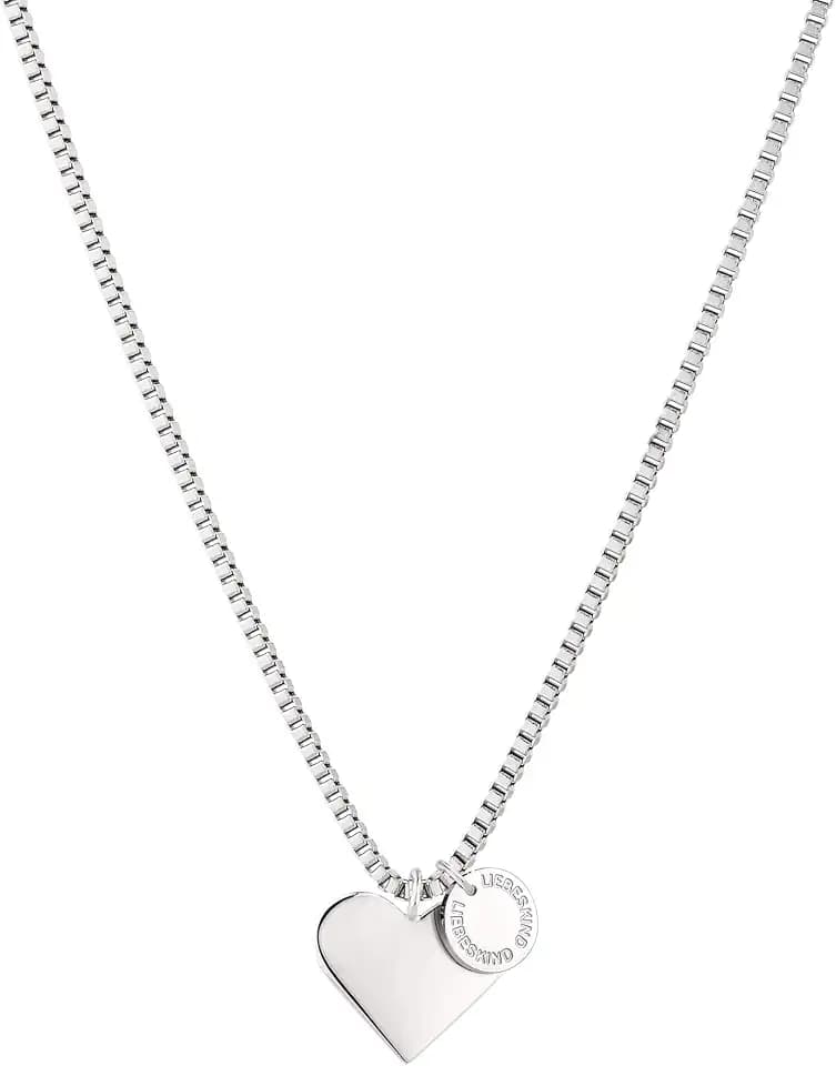 LIEBESKIND BERLIN Herz-Schmuck für Damen – Edelstahl Kette, Armband und Ohrringe mit liebevollem Herzanhänger – In verschiedenen Farben und Ausführungen – Romantische Geschenkidee