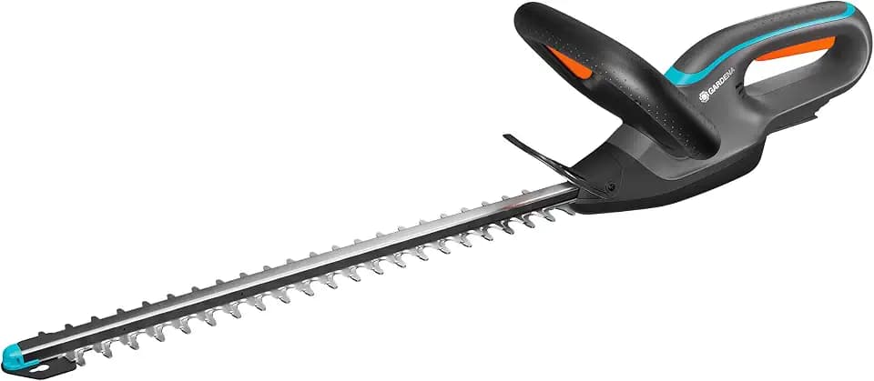 Gardena Akku-Heckenschere EasyCut 45/18V P4A Solo: Lasergeschnittene Klingen, Klingenschutz, Ergonomischer Griff, Platzsparende Aufbewahrung, Kabellos (14734-55)
