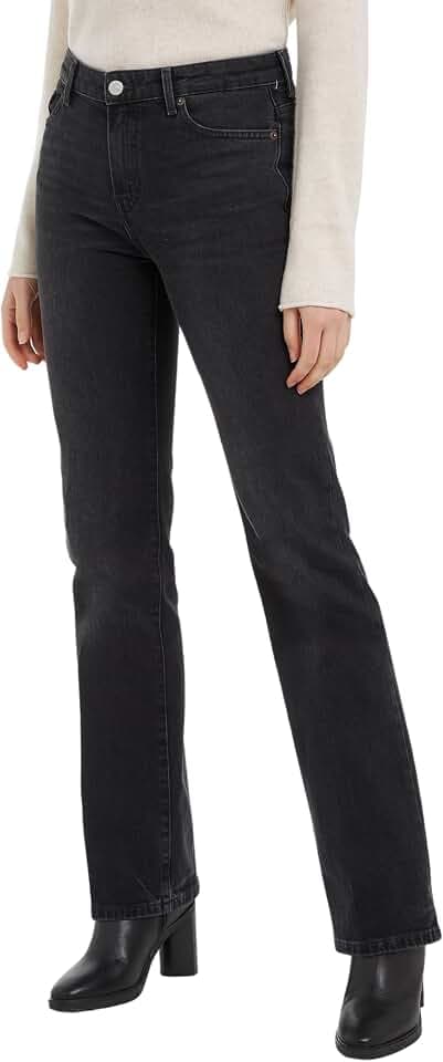 Tommy Hilfiger Damen Jeans Hose Bootcut Fit Stretch