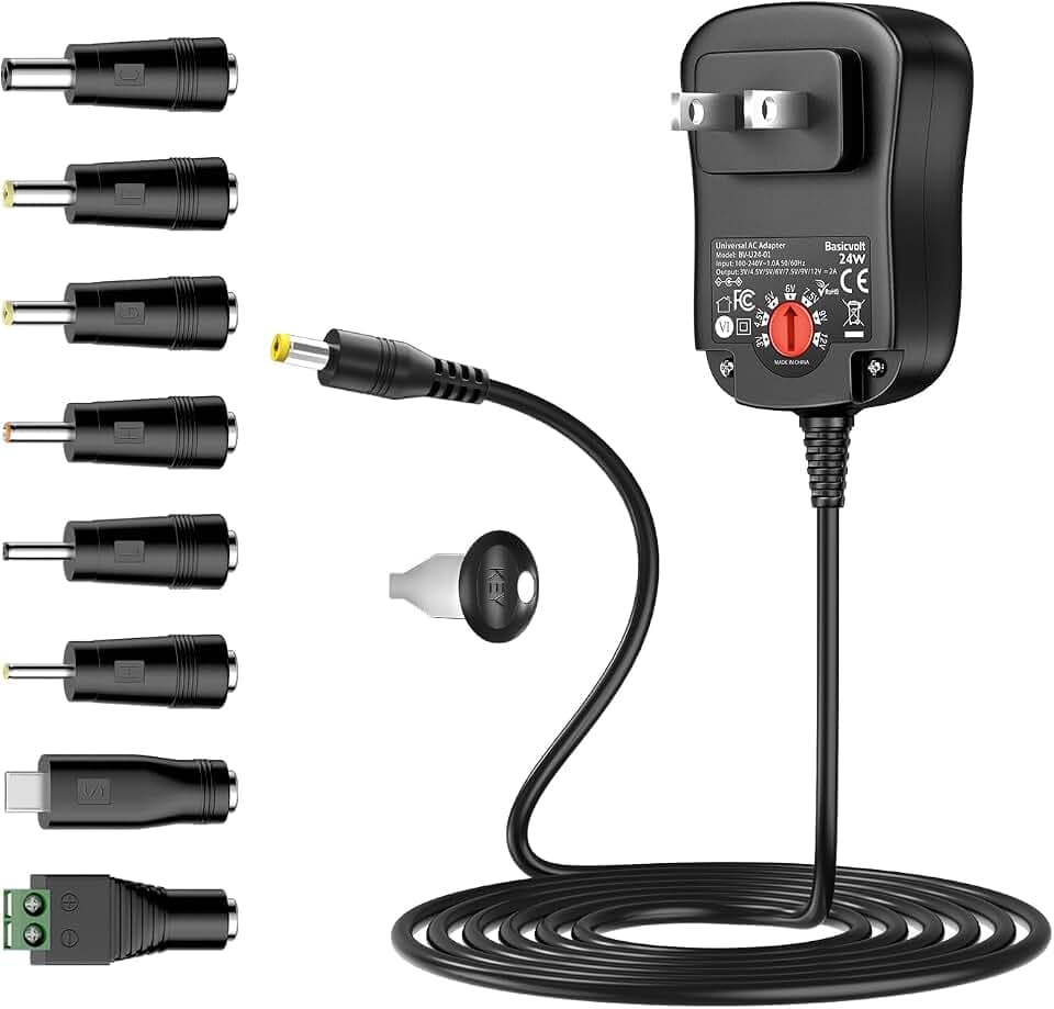 3-12V Universal Power Supply DC 3V 4.5V 5V 6V 7.5V 9V 12V Power Adapter