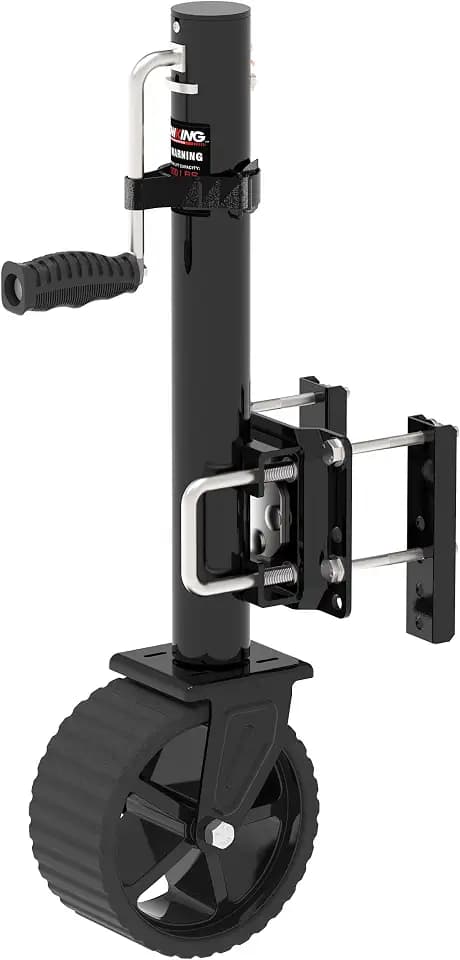 2000 lbs Boat Trailer Jack, 8" Widened Trailer Jack Wheel, 13" Lift