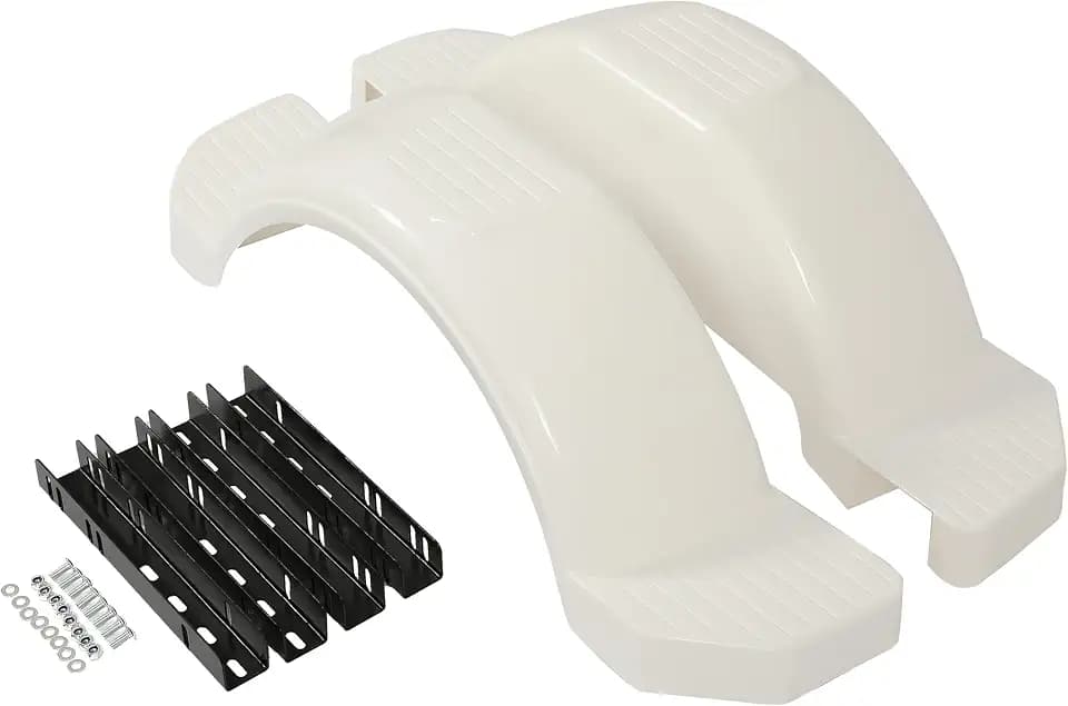 ALMULOO Single Axle Trailer Fenders Compatible with 13" Wheels Boat Trailer