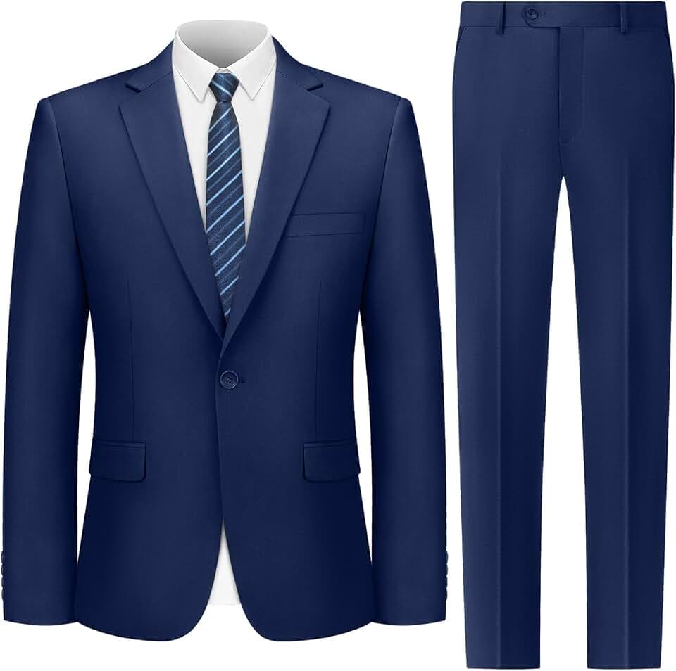 Cooper & Nelson Men's Suit 2 Piece Set - Jacket & Pants