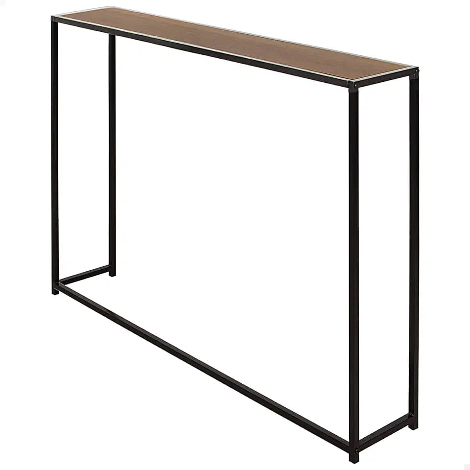 AKTIVE Max Home 18515 Heizkörper, Schwarze Stahlstruktur, Holzeffekt, industrieller Stil, modern, für Flur, Eingang, Wohnzimmer, Esszimmer, Flur, Schlafzimmer, Badezimmer