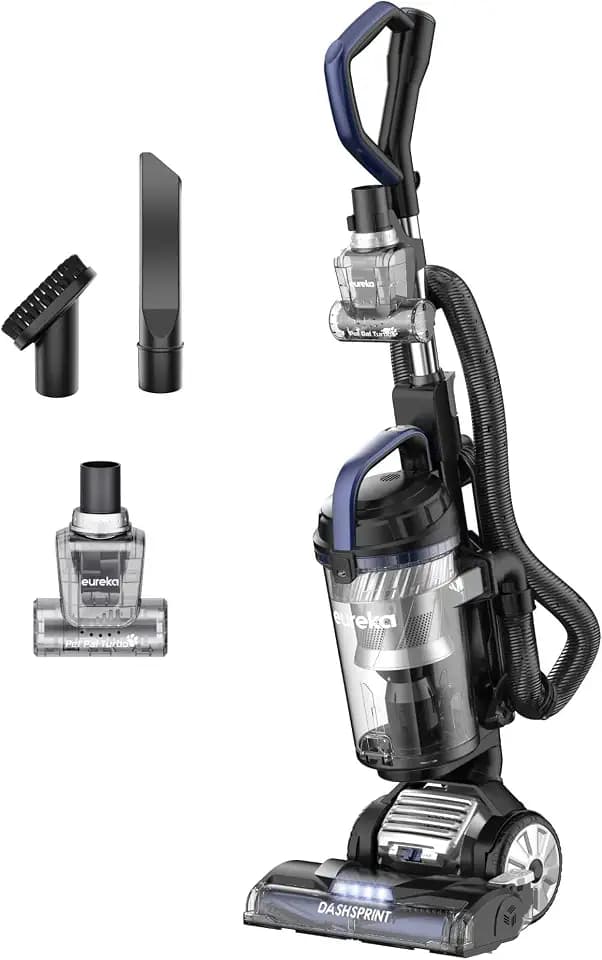 Eureka Vacuum Cleaners for Home, Dual Cyclone Suction, NEU612BL