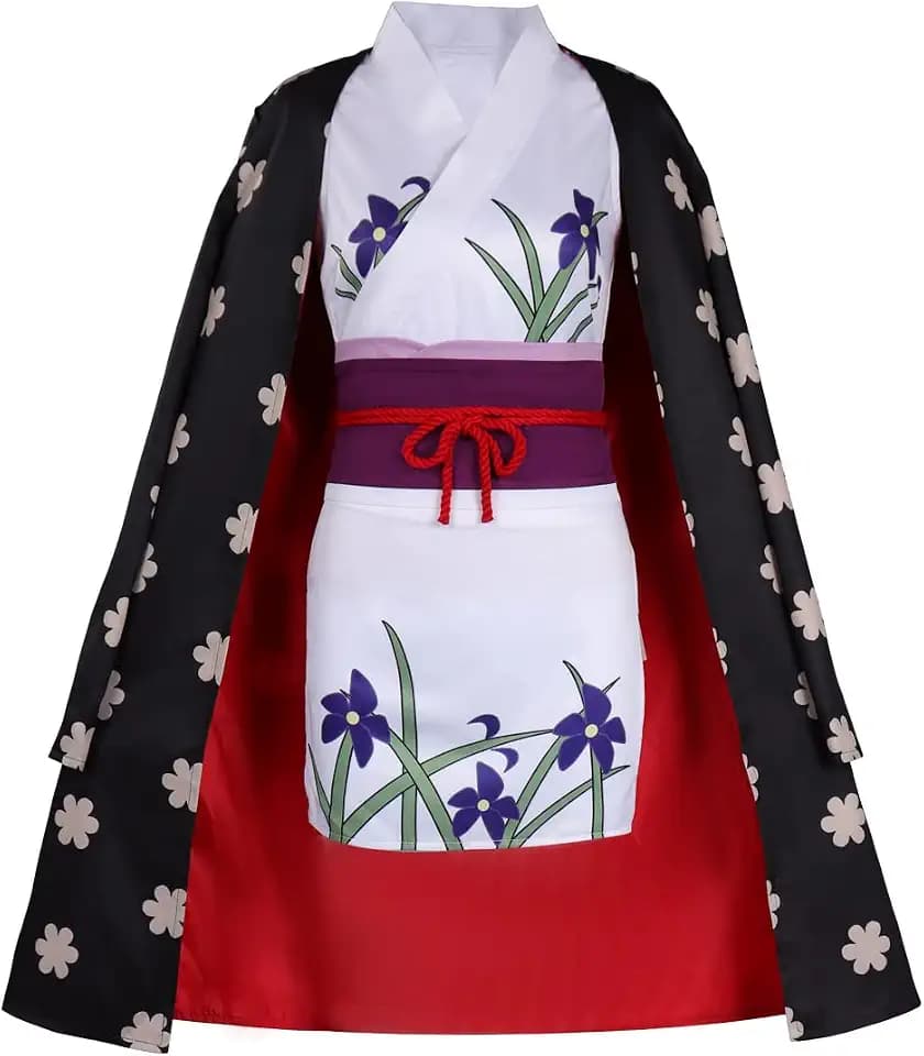 Anime Cosplay Women Costume Dress Cloak Cape Adult Halloween Outift