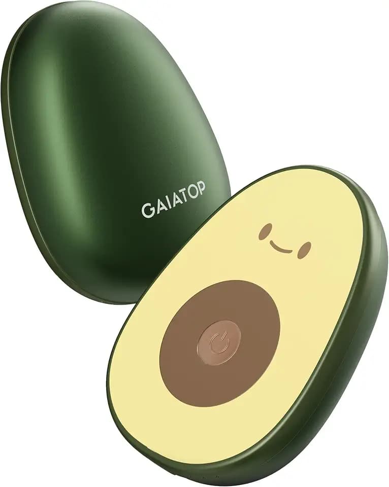 Gaiatop Rechargeable Hand Warmers 2 Pack, Magnetic, Avocado