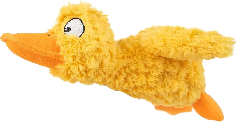 Best Pet Supplies Squeaky Plush Dog Toy - Ducky Doodle, Small