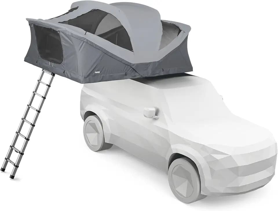 Thule Approach 2, Rooftop Tent, Includes Memory Foam Mattress, Large Windows and Breathable mesh Panels