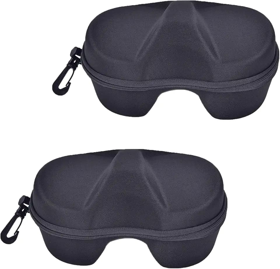 Portable Diving Mask Case，Swimming Scuba Glasses Storage Box Protective Container Diving Goggles Case,2 PCS