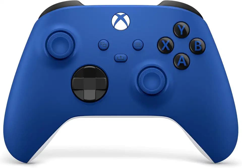 XBOX Wireless Gaming Controller | Shock Blue | Consoles, PCs, TVs, mobile, and more | Textured Grip | Wireless, Bluetooth, USB-C Connectivity