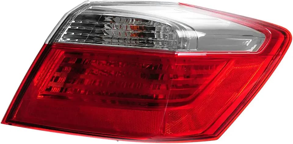TRQ Passenger Side Outer Tail Light Assembly