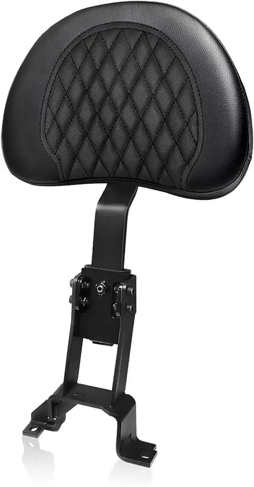 Plug-In Driver Rider Backrest for Indian Adjustable Motorcycle Front Back Rest Pad Mounting Kit Fit Chief Chieftain Roadmaster Springfield 2014-2025 (Not for Indian Chieftain PowerPlus)