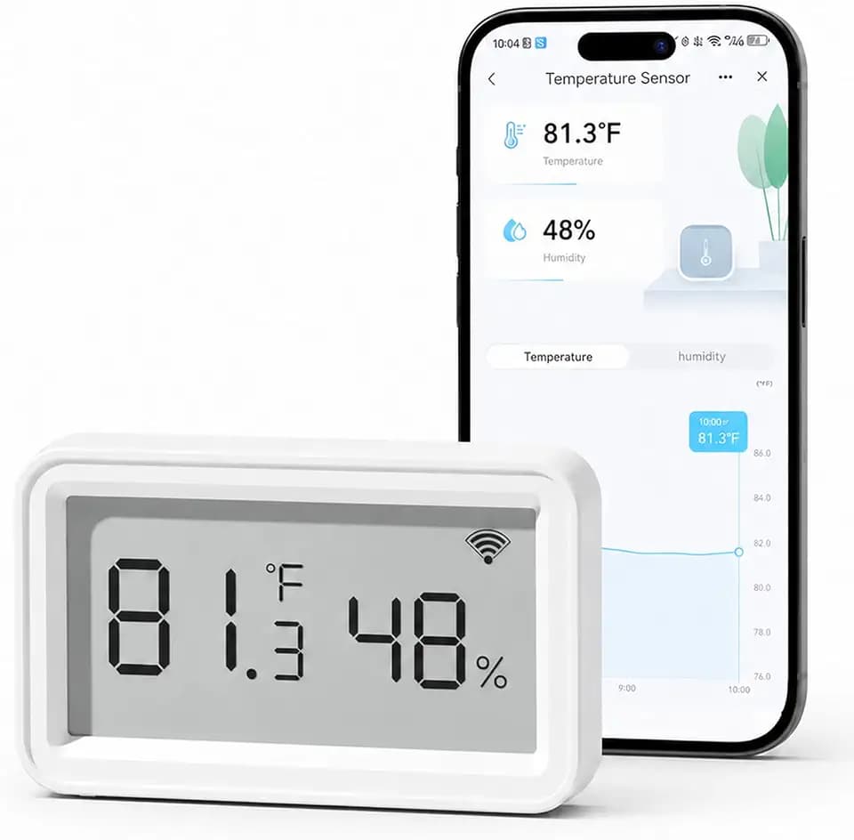 eMylo WiFi Thermometer Hygrometer,Smart Indoor Temperature Humidity Sensor