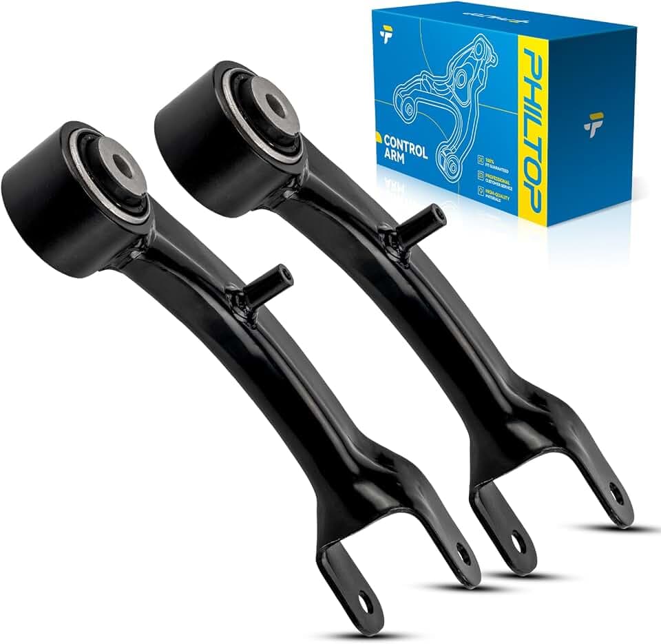 PHILTOP Rear Suspension Kit Upper Control Arm w/Ball Joints Compatible with Jeep Cherokee 2014-2019, Chrysler 200 2015-2017,2016 2018 Automotive Replacement Control Arms 2pcs