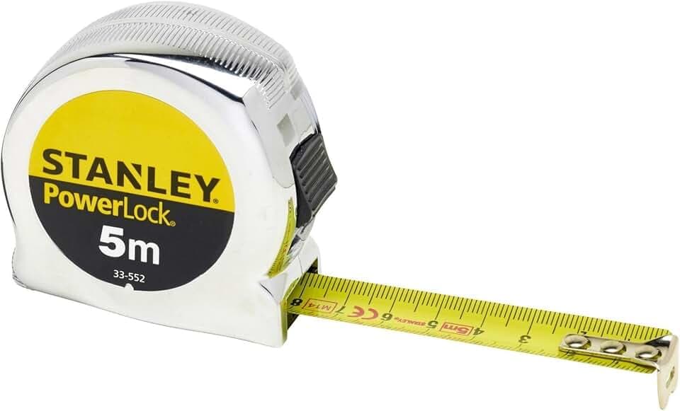 STANLEY 5m robustes Powerlock Bandmaß, metrisch, 0-33-552