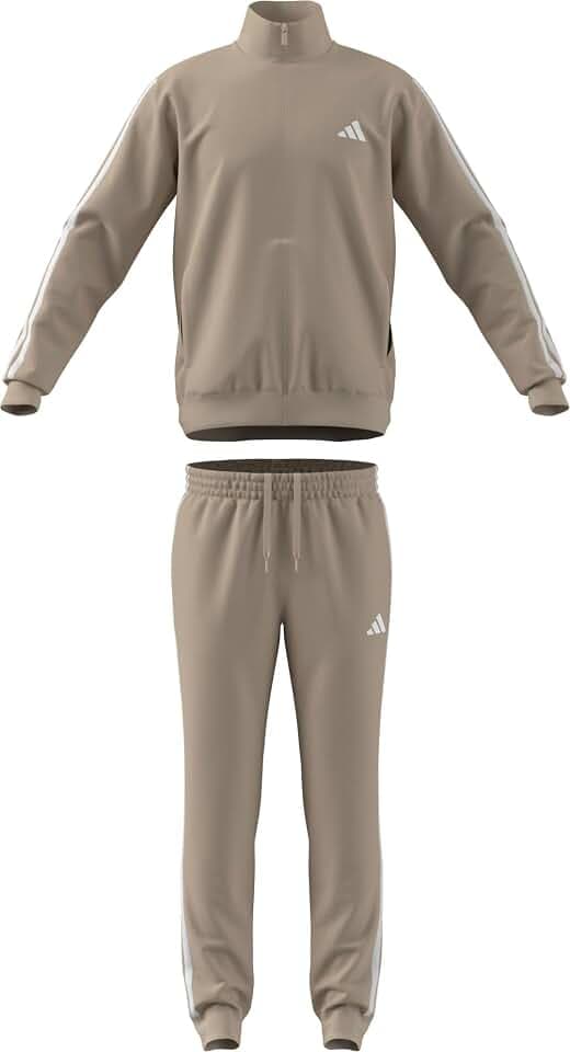 adidas Herren Sportswear Basic 3 Stripes Tricot Tracksuit