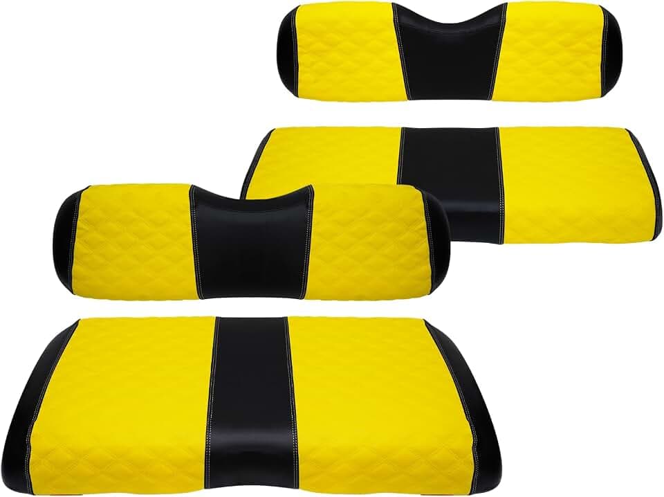 4 PCS Golf Cart Seat Covers for EZGO RXV 2008-Up