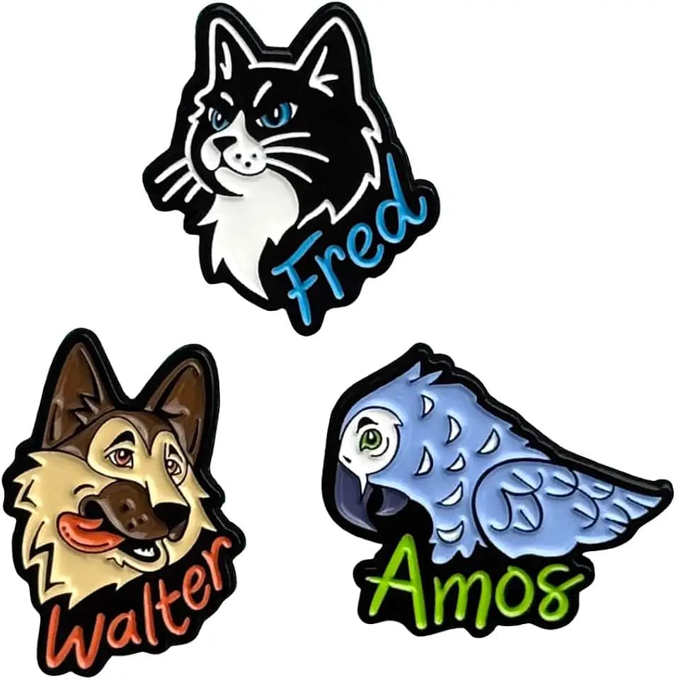 ConQuest Into Darkness Pets Enamel Pins 3-Pack