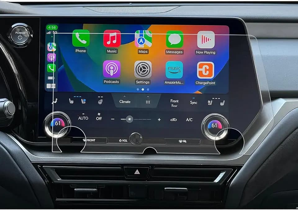 For 2026 Lexus RX Screen Protector -2023-2025 2026 RX350/RX350h/RX450h+/RX500h Accessories 9H Tempered Glass 14 Inch Navigation Touchscreen Anti-Scratch Reduce Fingerprints High Sensitivity HD Clear