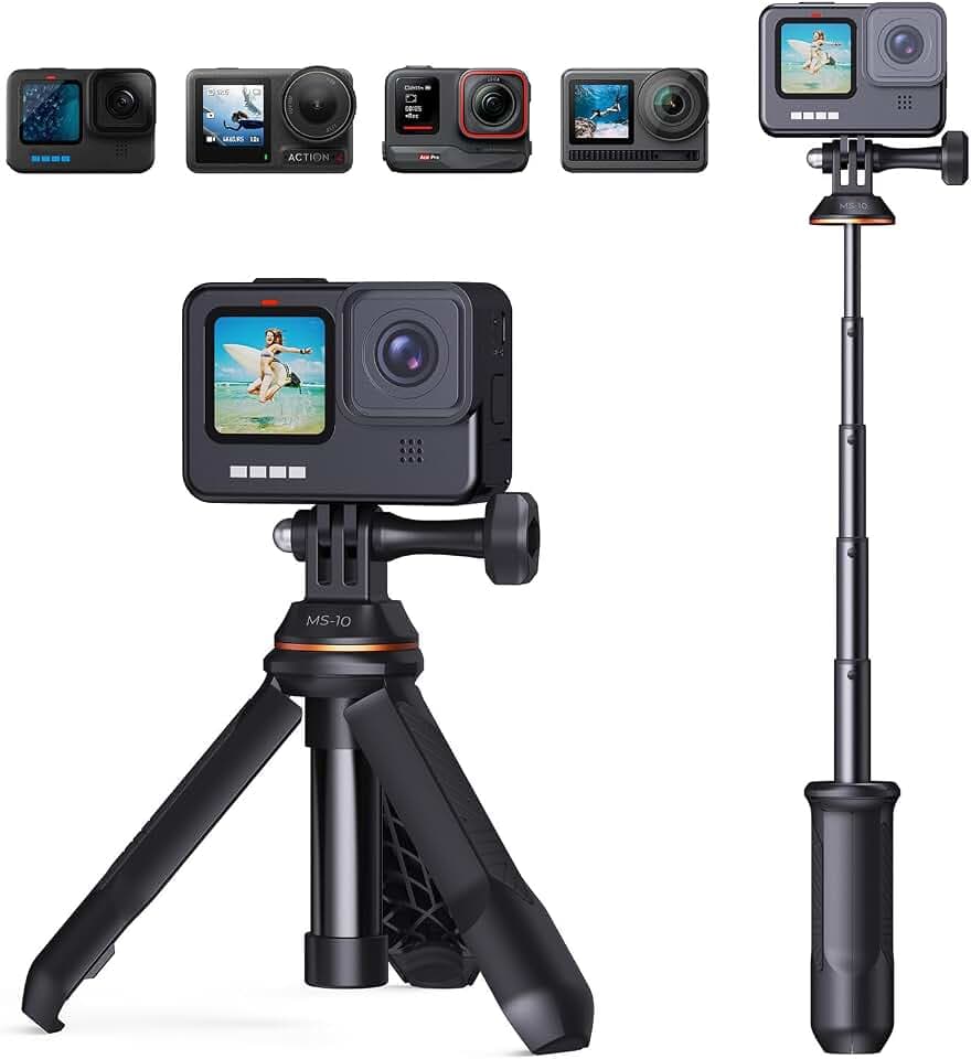 K&F CONCEPT 33.5cm/13.2" Mini Desktop Selfie Stick Tripod