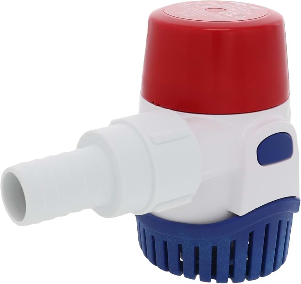 Rule 25DA, Standard Bilge Pump, Non-Auto, Submersible,500 GPH, 12V