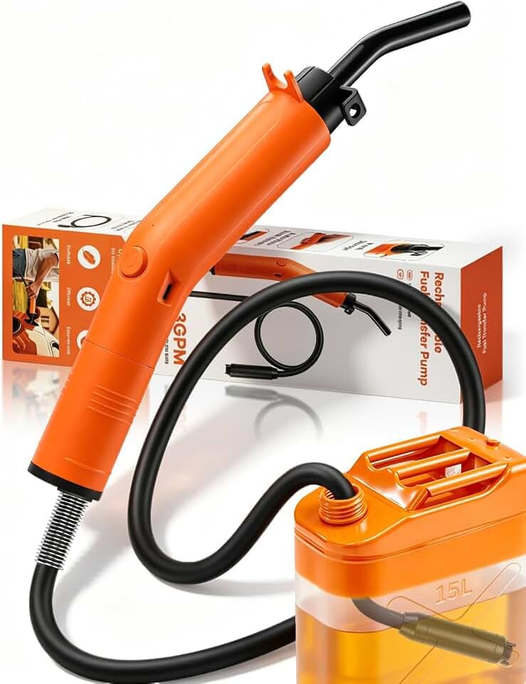 Fuel Transfer Pump 3GPM, Siphon Pump for Gasoline and Diesel