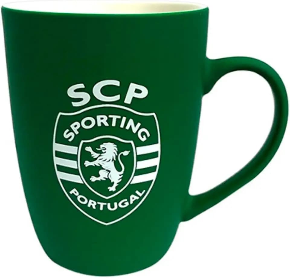 Sporting CP Lissabon Offizielle Keramiktasse – Sporting Portugal Kaffeetasse in Geschenkbox