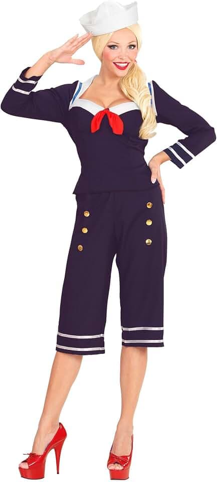 W WIDMANN MILANO Party Fashion - Pin Up Matrosin Kostüm Damen
