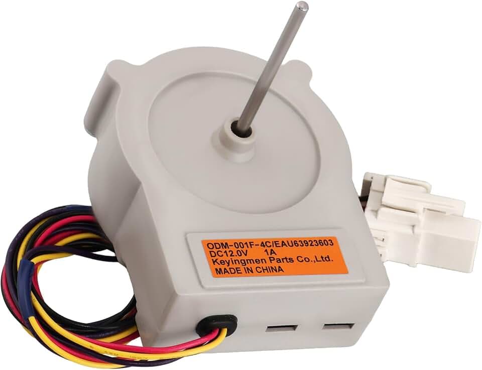 EAU63923603 Refrigerator Evaporator Fan Motor Assembly Compatible with LG