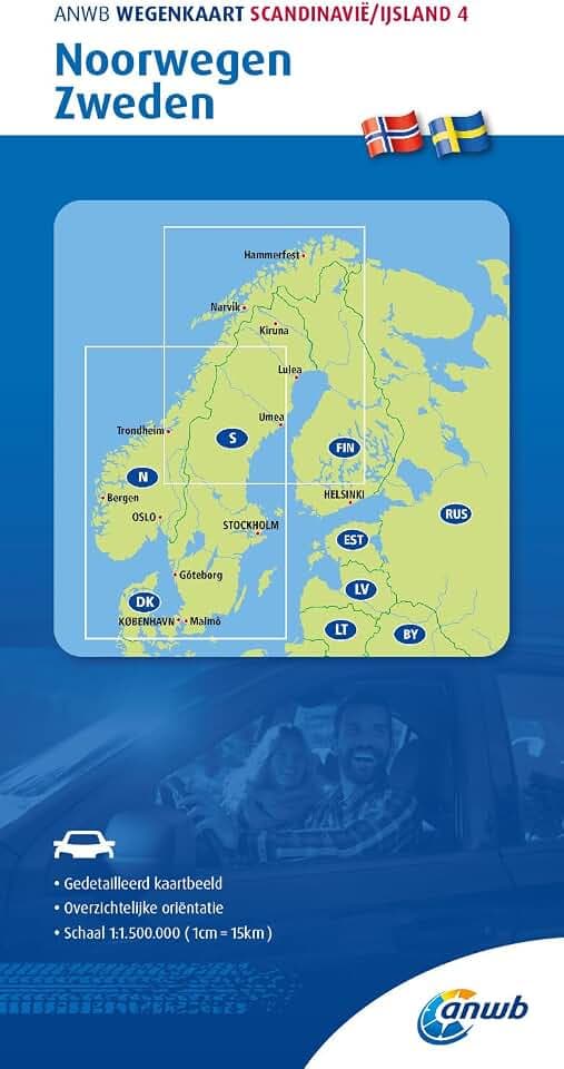 Norway / Sweden road map (4) (Wegenkaart, Band 4)
