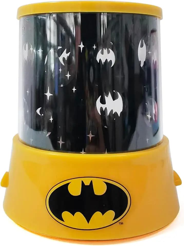 Batman Color Changing Kids Lamp and Nightlight,LED Projection Light for Bedroom Décor, Superhero Night Lamp for Boys & Girls