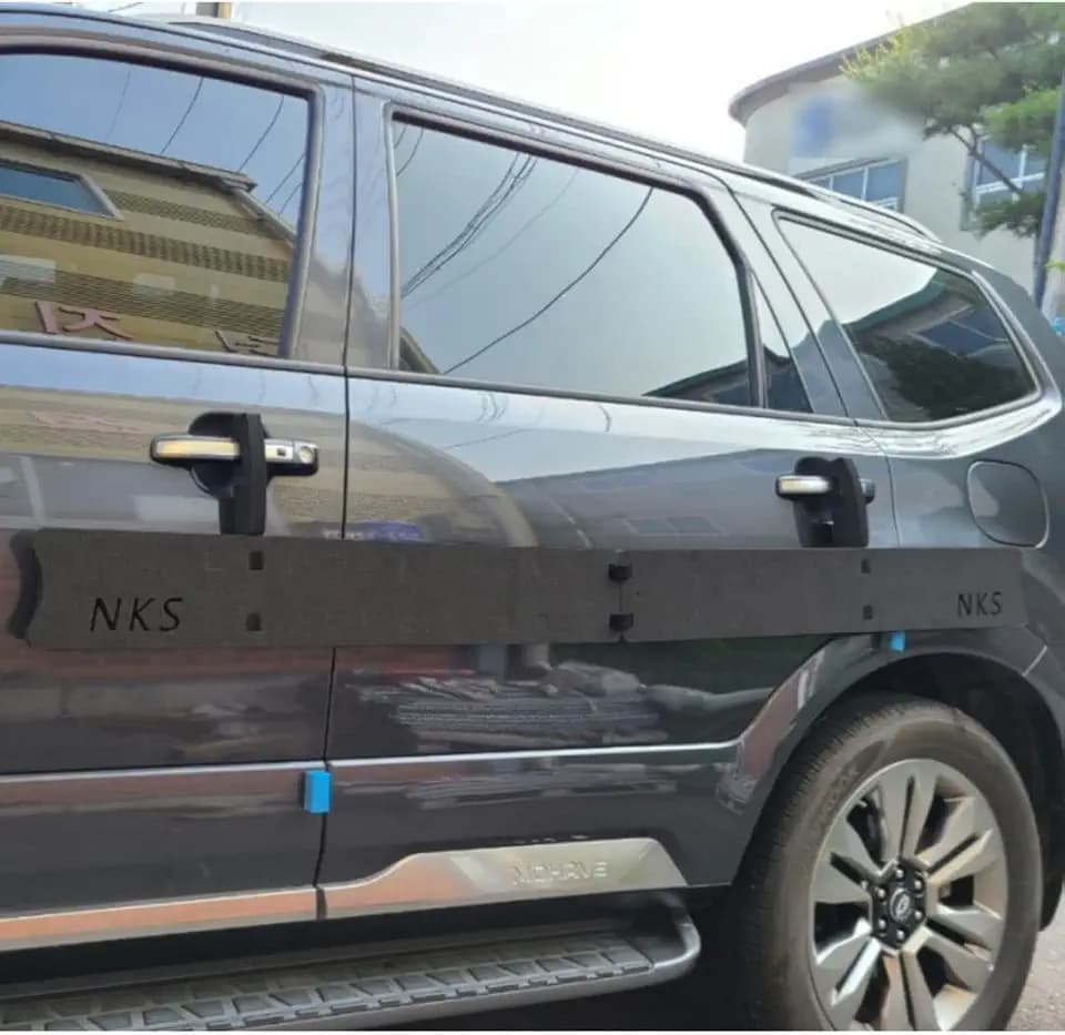 NKS Car Door Dent Protector - Non-Magnetic Removable Guard for Door Edge and Bumper Protection