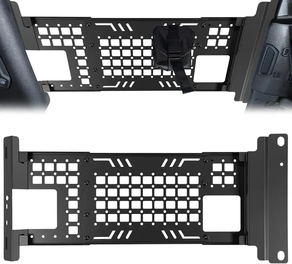 Roof Molle Panel, Compatible with 2007-2018 Jk (Hardtop Models Only), Roof Rack Storage, No Drilling Required