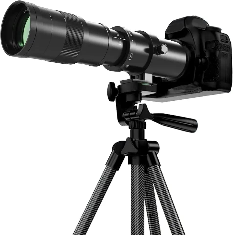 BENOISON Telephoto Lens F Lens for Nikon, 420-800mm for Nikon DSLR, Manual Focus MF Zoom Lens for Nikon D3500 D850 D7500 D5600 D3400 D500 D7200 D5500 D750 D810 D3300 D5300 D610 D7100 D5200 etc