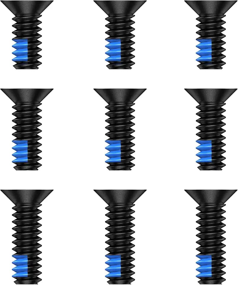 Red Dot Screw Kit 9 Pcs #6-32 Screw Diameter 7mm Includes 9.5mm/11mm/12.5mm