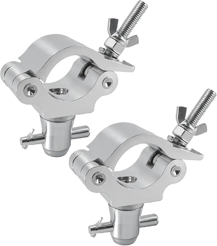 2 Pcs 2In Truss Clamps Wrap-Around Lighting Coupler