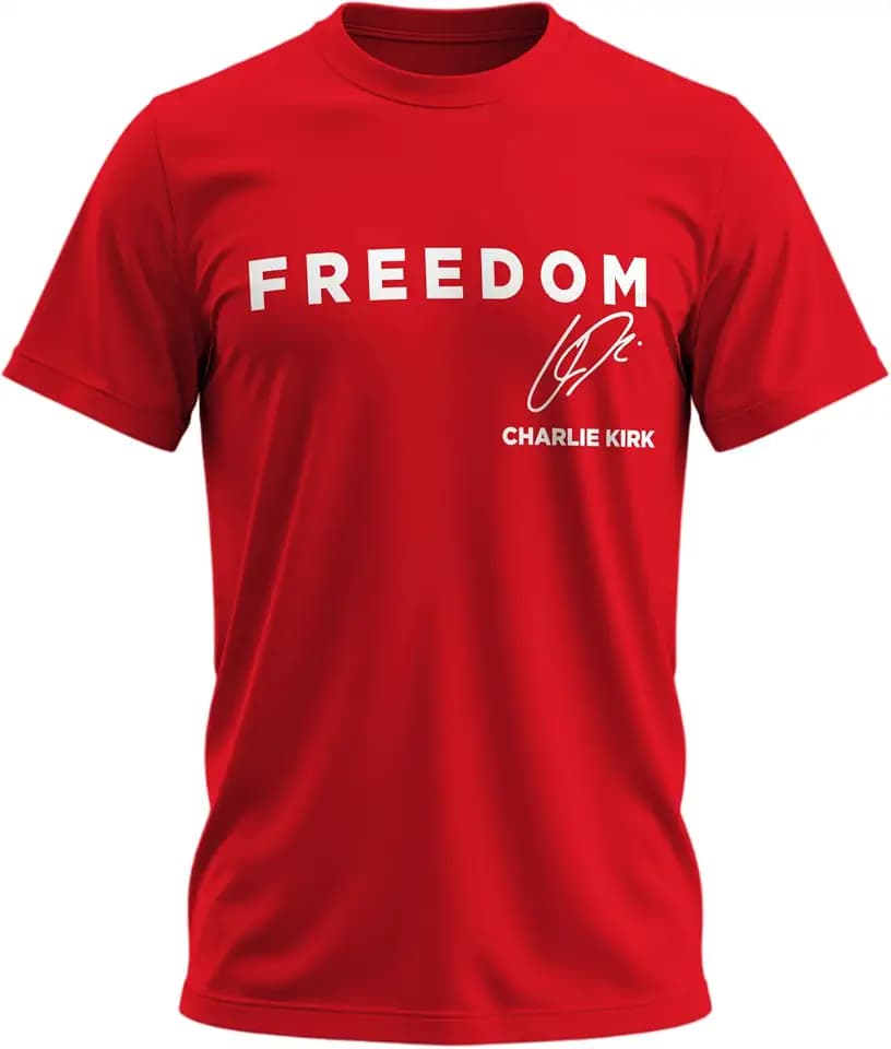 Freedom Shirt Simple Freedom Text Patriotic T-Shirt for Men & Women