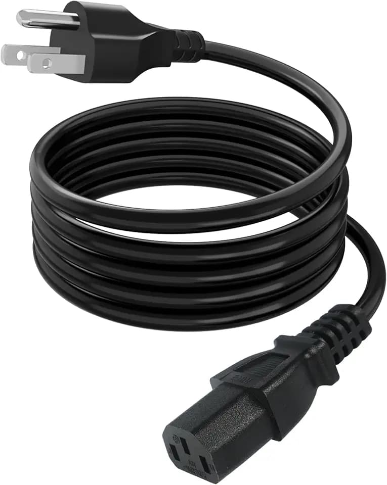 8.2FT Power Cord for Peloton and Superfit Treadmills 3-Prong 14AWG Heavy Duty Cable Compatible with Computers Copier Cable Extension