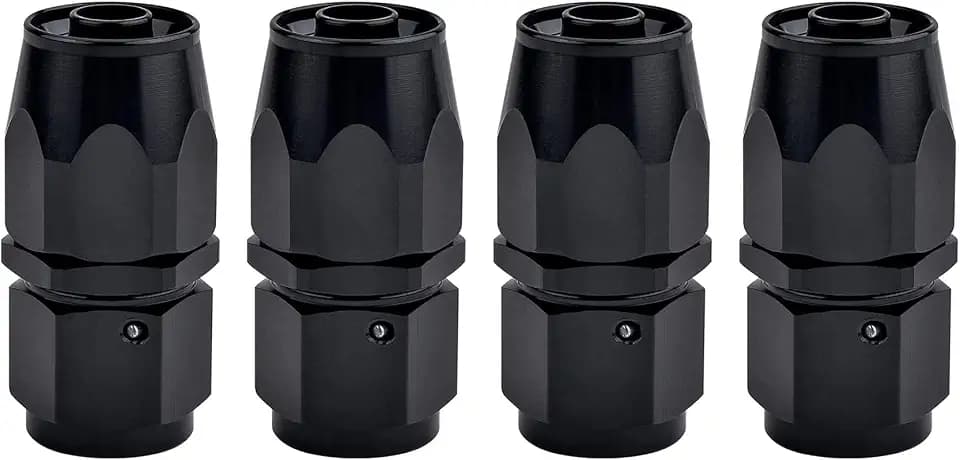 EVIL ENERGY 4PCS 6AN Straight Hose End Fitting for CPE Braided Fuel Hose