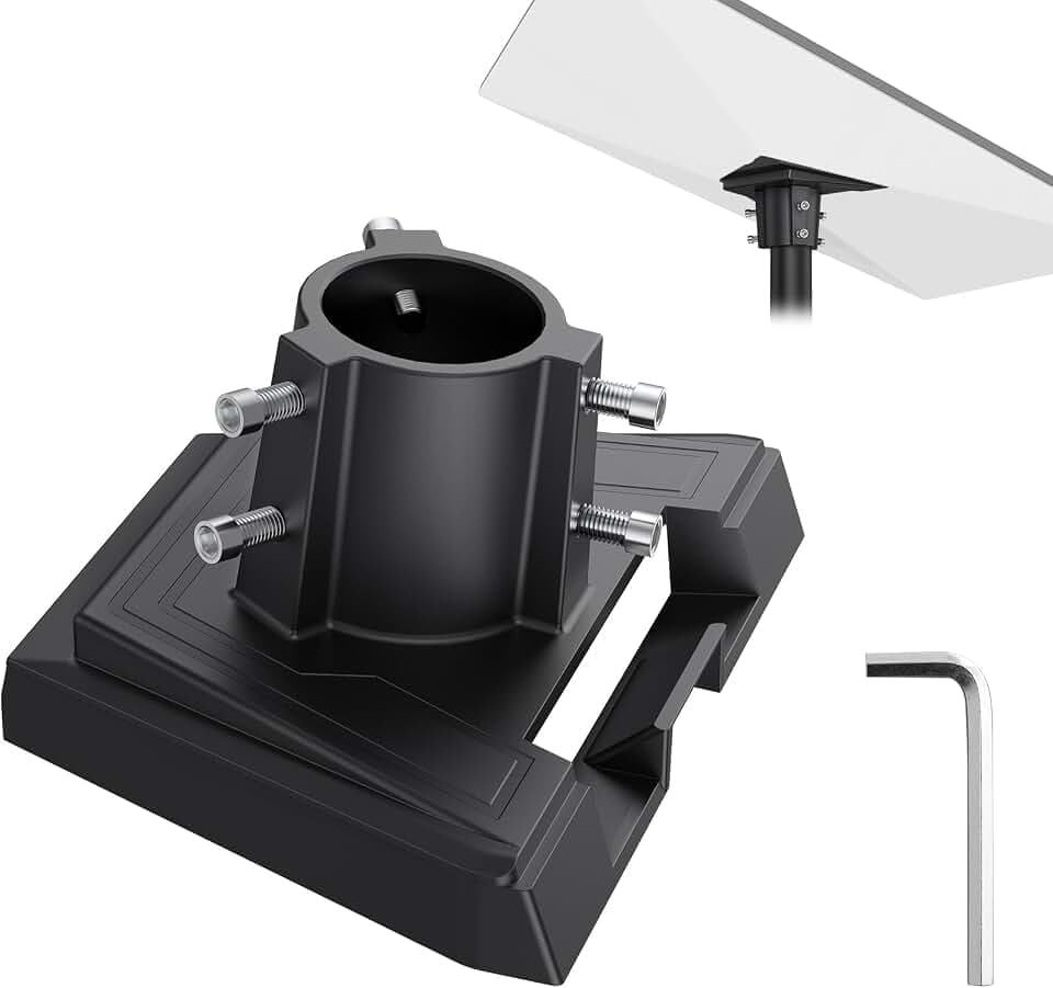 CAMWAY Starlink Gen 3 Rohradapter, 360° drehbar & 20° neigbar