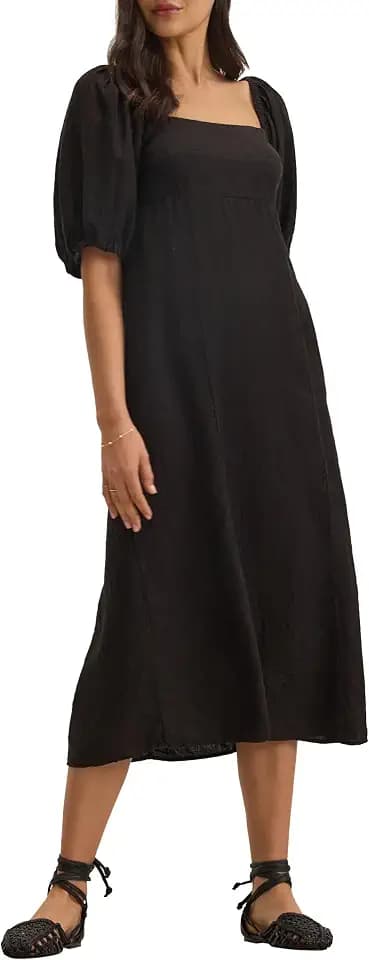 Velvet by Graham & Spencer Women's Brooke Woven Linen Dress